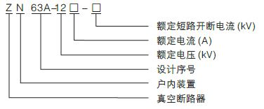 真空断路器手车型号含义