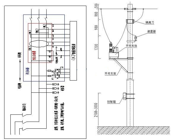 真空断路器接线图